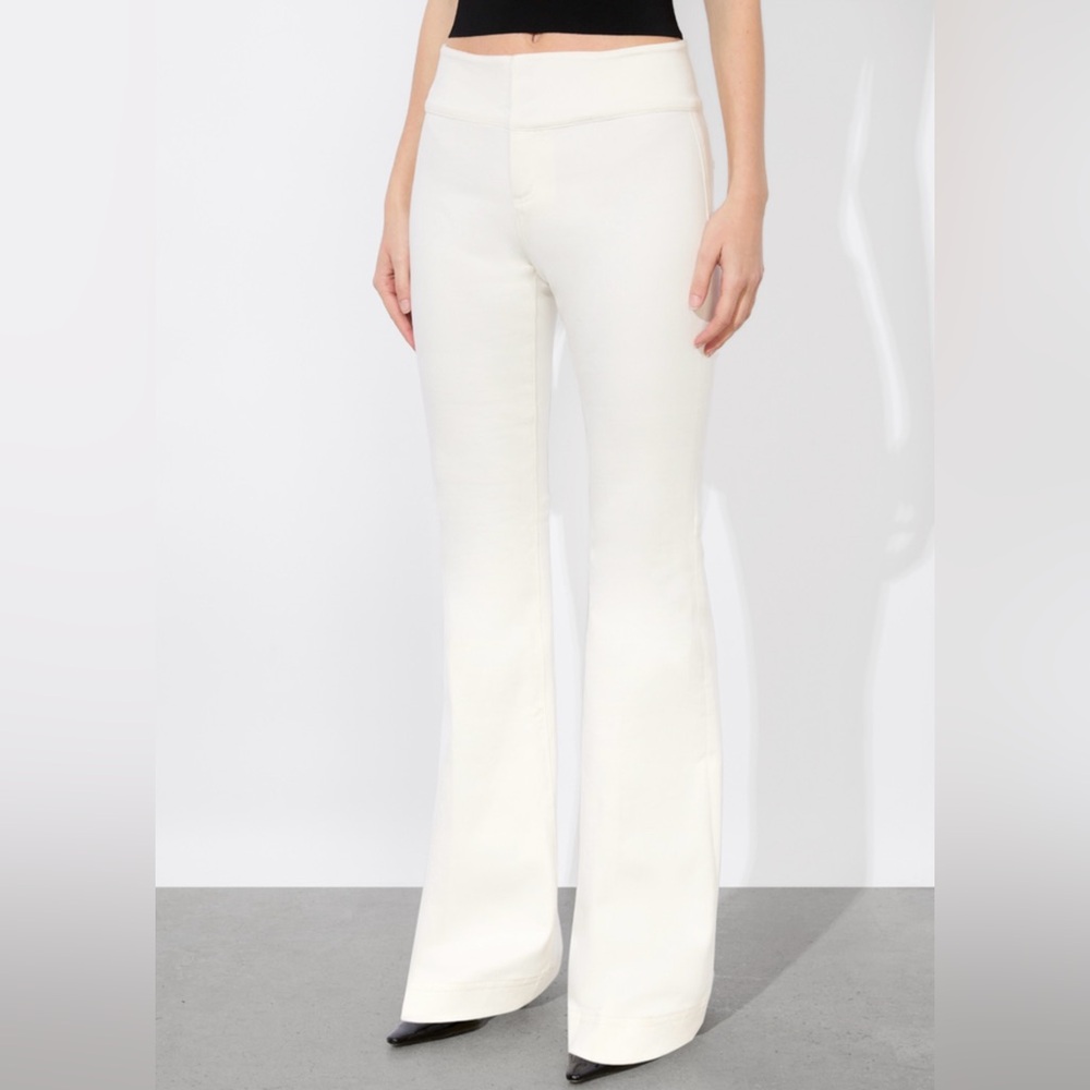 Olivia White Bootcut Denim Pants